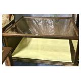 26" x 42" Oak Show Case