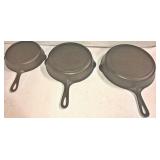 Rear View Of Griswold Pans