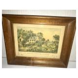 Small Currier & Ives Picture
