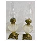 Pair of Oil Lamps