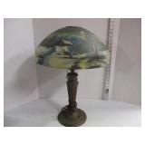 Reverse Painted Table Lamp