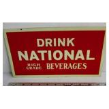 Small Tin National soda Sign