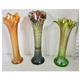 Carnival Glass Vases