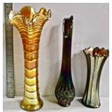 Carnival Glass Vases
