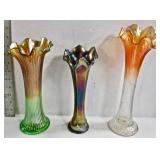 Carnival Glass Vases