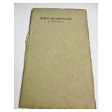 John Burrourougs Memorial Program-1922