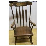 Arrow Back Rocking  Chair