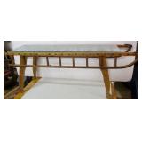 Wooden Sled Coffee table