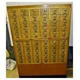 60 Drawer Library Card File