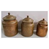 Copper Canister Set