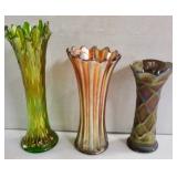Carnival Glass Vases