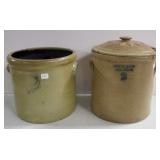 2 Stoneware Crocks