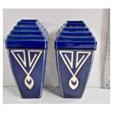 Pair Of Art Deco Vases