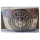 Close Up of Belt Buckle