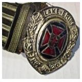 Close Top of Lodge Buckle-Lake Erie