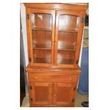 Maple Hutch Cabinet