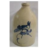 Jug 1 1/2 Gallon Crock w/ Blue Bird