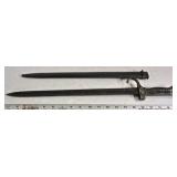 Antique Bayonet w/ Scabbard