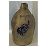 Bennington Jug w/ Blue Decoration