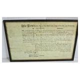 Original 1820 Military Commission 