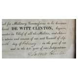 Signed By Gov. DeWitt Clinton