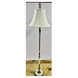 Brass & Onyx Floor Lamp