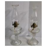 Pair of Oil Lamps
