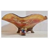 Footed Carnival Candy Dish
