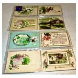 Lot # 7 16 Holiday Postcards