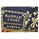 Name & Date on Coverlet
