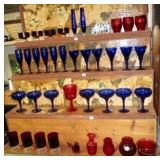 Cobalt & Ruby Glass