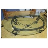 Iron & Glass Coffee table