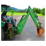 John Deere - Model 1050 Tractor With Model 8 Backhoe, 4 WD, Diesel- 1700 Actual Hours