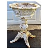 Cast Iron Pedestal Planter
