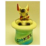 Rabbit & Top Hat Cookie Jar