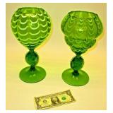 Pair of Victorian Ivy Bowl Vases