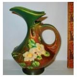 Roseville White Rose Ewer
