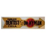 Vintage Dentist Sign