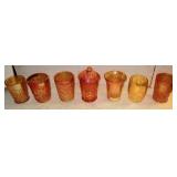 Carnival glass Tumblers