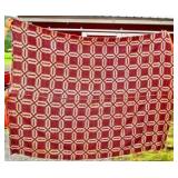 Red White & Blue Homespun Coverlet