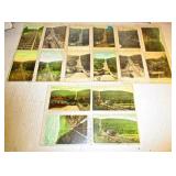 Many Vintage Postcards