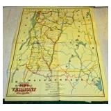 1886 Vermont Railroad Map