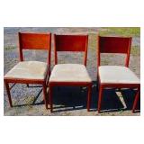 3 Danish Modern Chairs