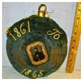 Civil War Canteen-Folk Art Piece