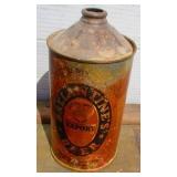 Ballentine Cone Top Beer Can