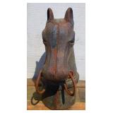 Cast Iron "Horse Hitching Post"