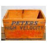 Peters Wooden Ammo Box