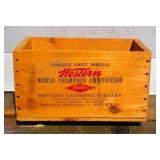 Western Wooden Ammo Box
