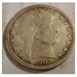 1907 Silver Dollar