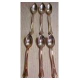6 Matching Sterling Spoons
